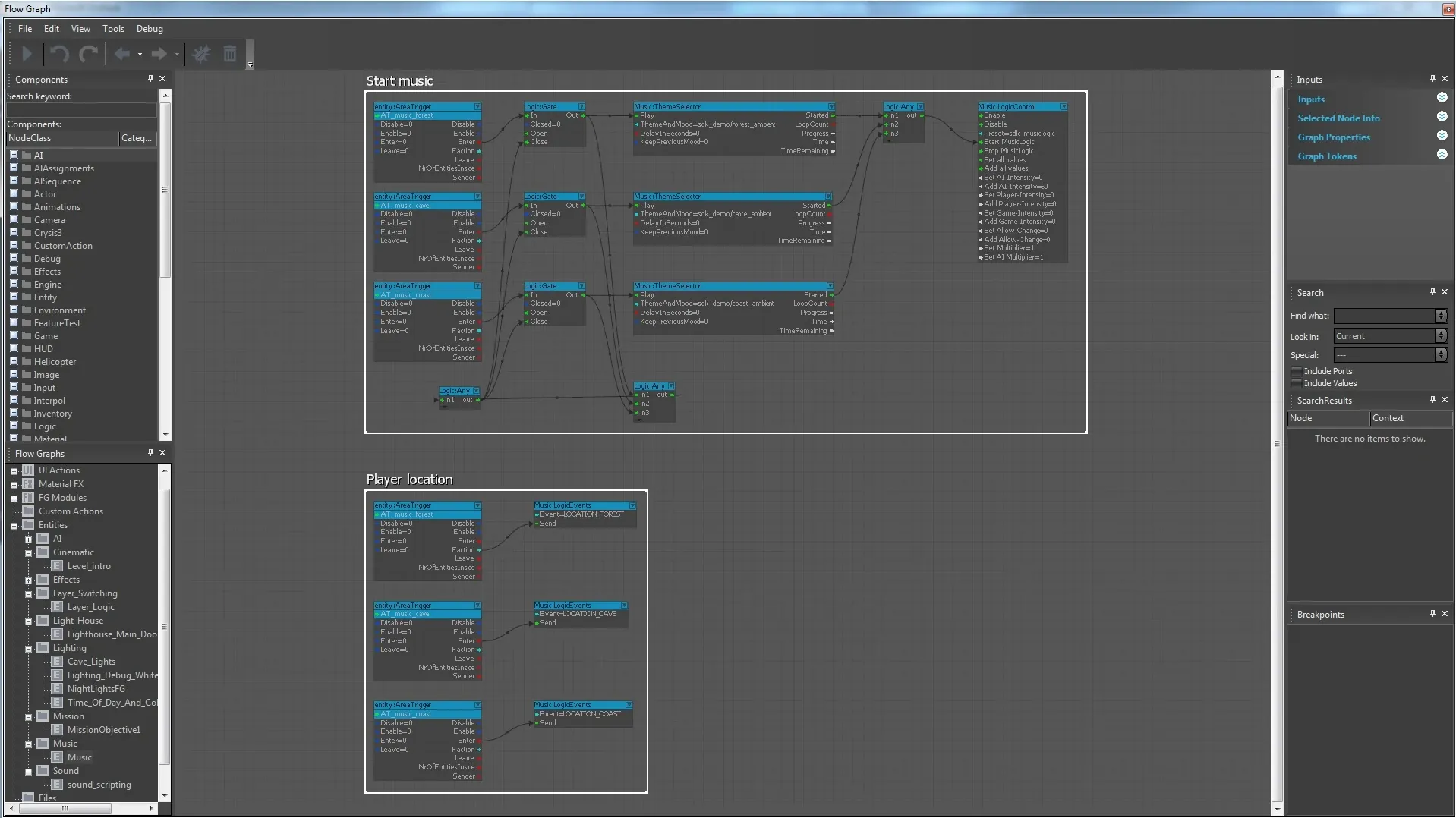 Flow Graph in CryENGINE