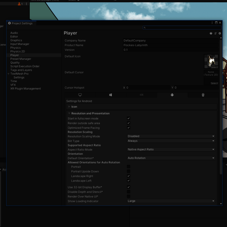 Player-Settings-in-Unity Player Settings in Unity