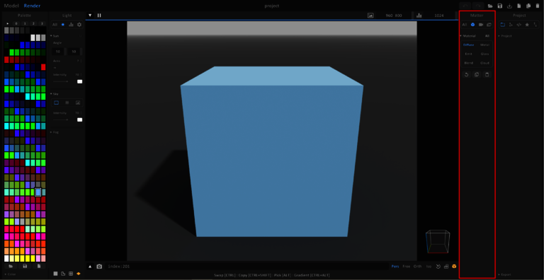 The Matter area to the left of the Project area is outlined in red
