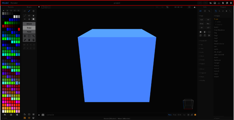 The upper area of ​​the workstation is outlined in red