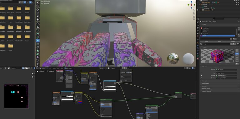 Hand of the robot with normals
