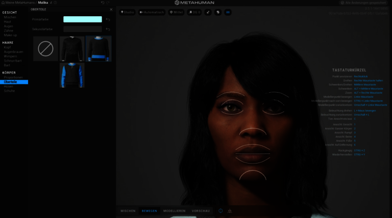 Unreal Engine MetaHuman Creator 2