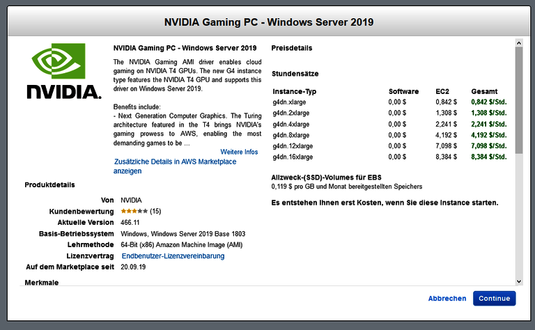 Kostenübersicht Kostenübersicht