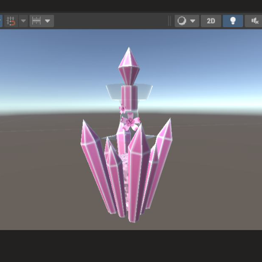 Crystal bottle in Unity