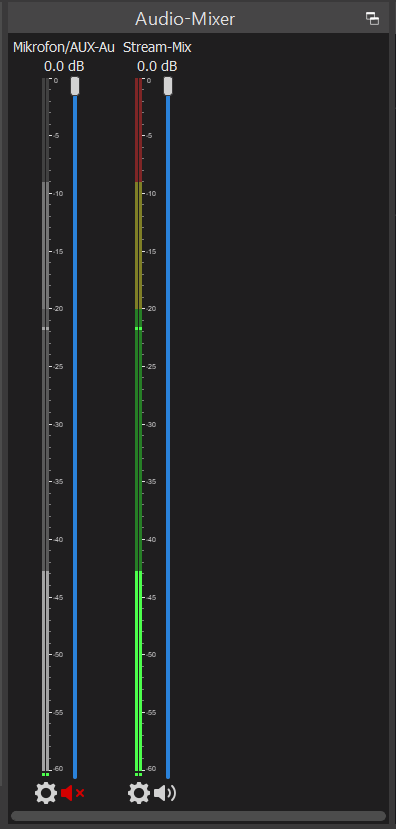 Audio mixer with sound tracks