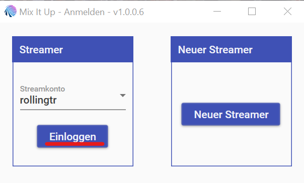 Mix It Up registration form