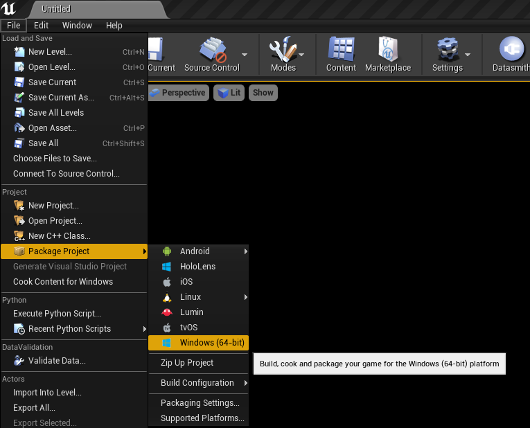 Packaging-der-Applikation Packaging der Applikation