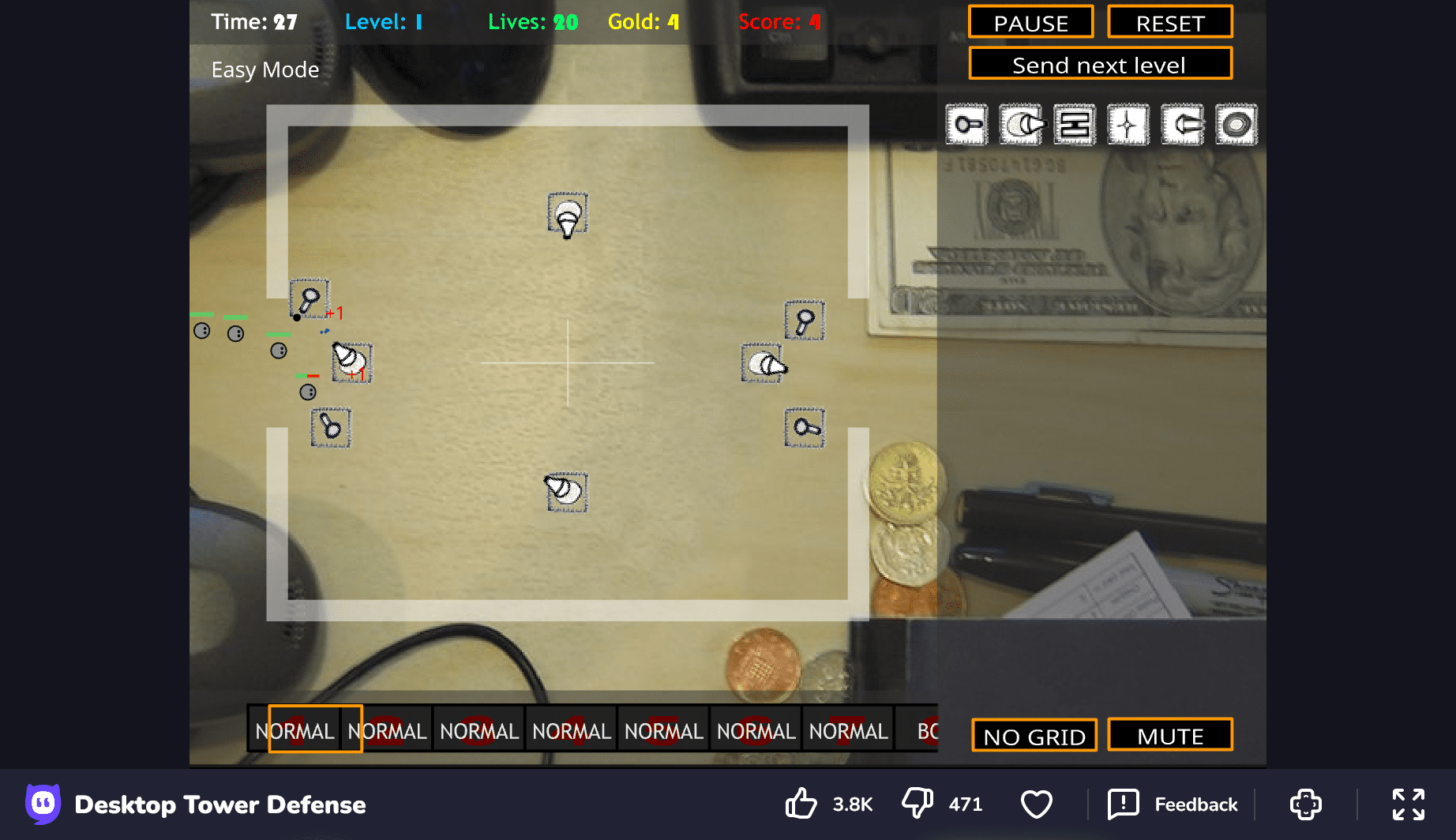 Desktop Tower Defense